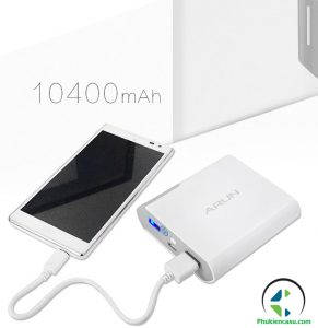 sạc dự phòng Arun 10400mah