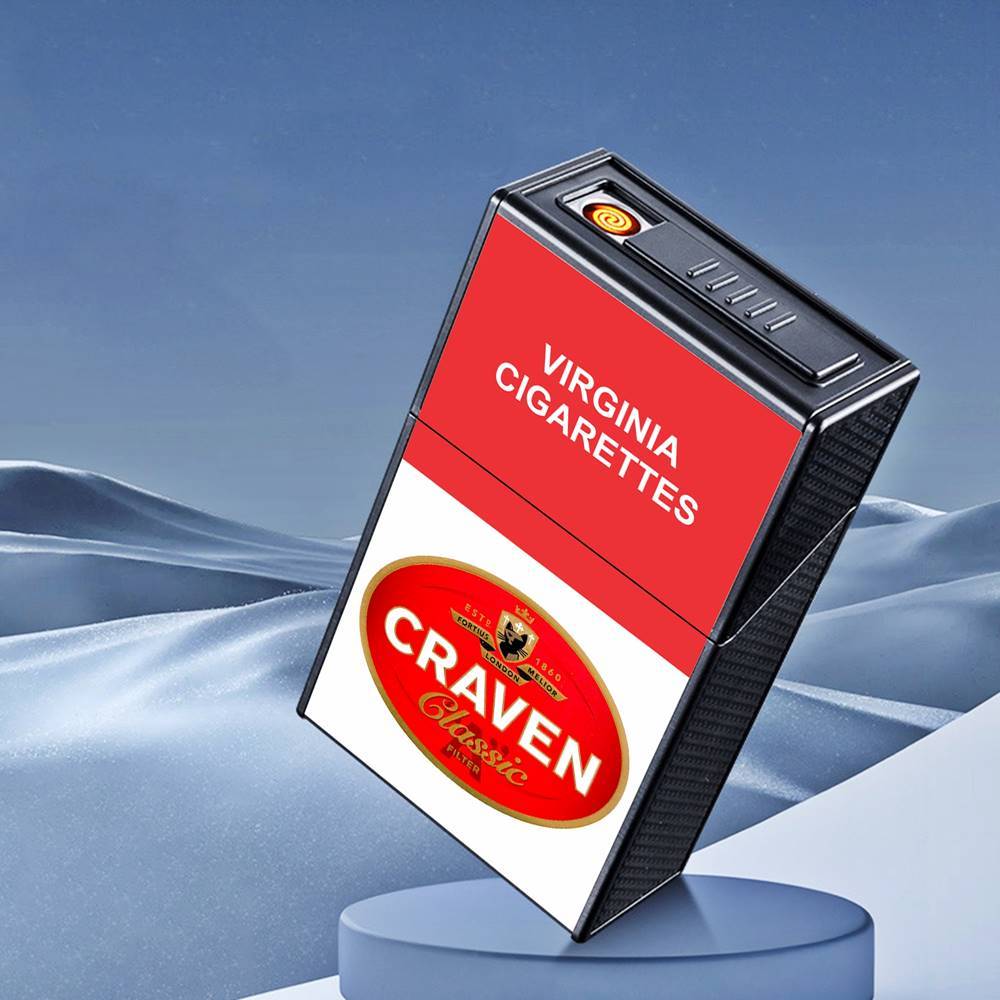 Bật lửa điện kiêm hộp thuốc hình con mèo