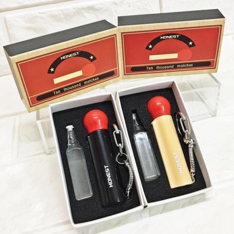 Bật lửa Honest móc khóa diêm xăng hình que diêm