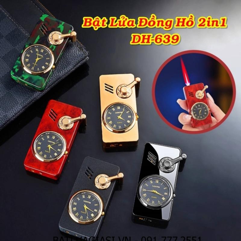 Đồng hồ kiêm bật lửa 2 IN 1 DH-639 - dùng gas