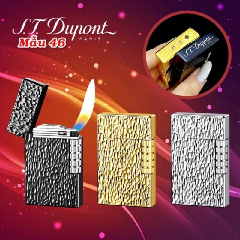 Bật lửa Dupont vân gõ búa M-46 dùng gas