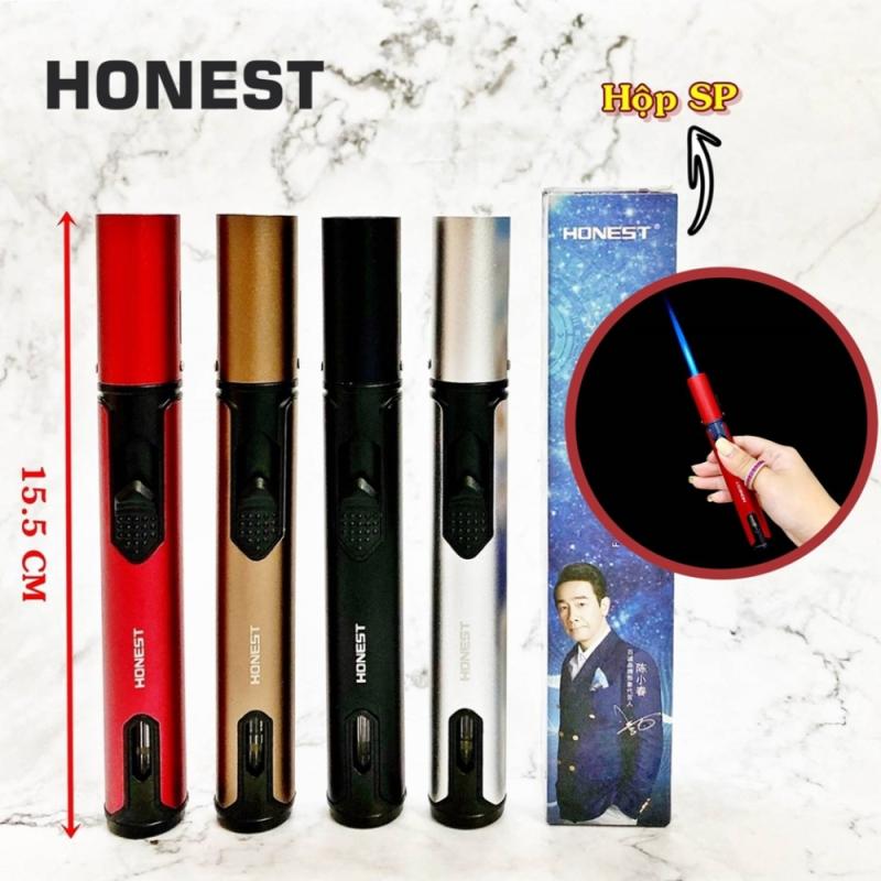 Bật lửa Honest 753 kim loại dùng gas