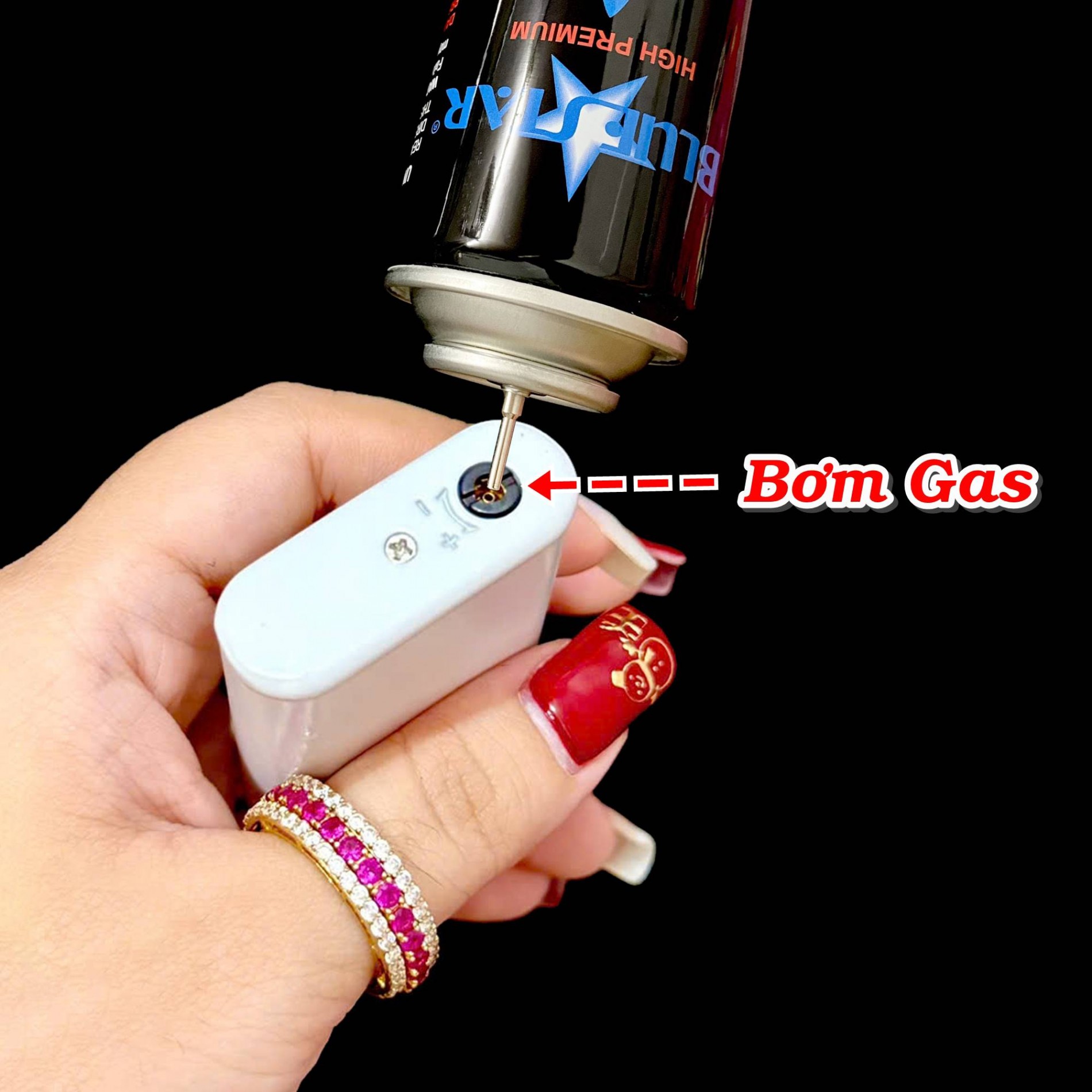 Bật lửa Chief 2 tia hình thần tài dạ quang - có hộp - xài gas