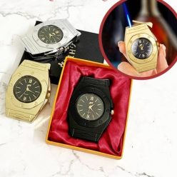 Bật lửa đồng hồ 2 in 1 DH-502 xài gas - có hộp